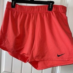coral nike shorts